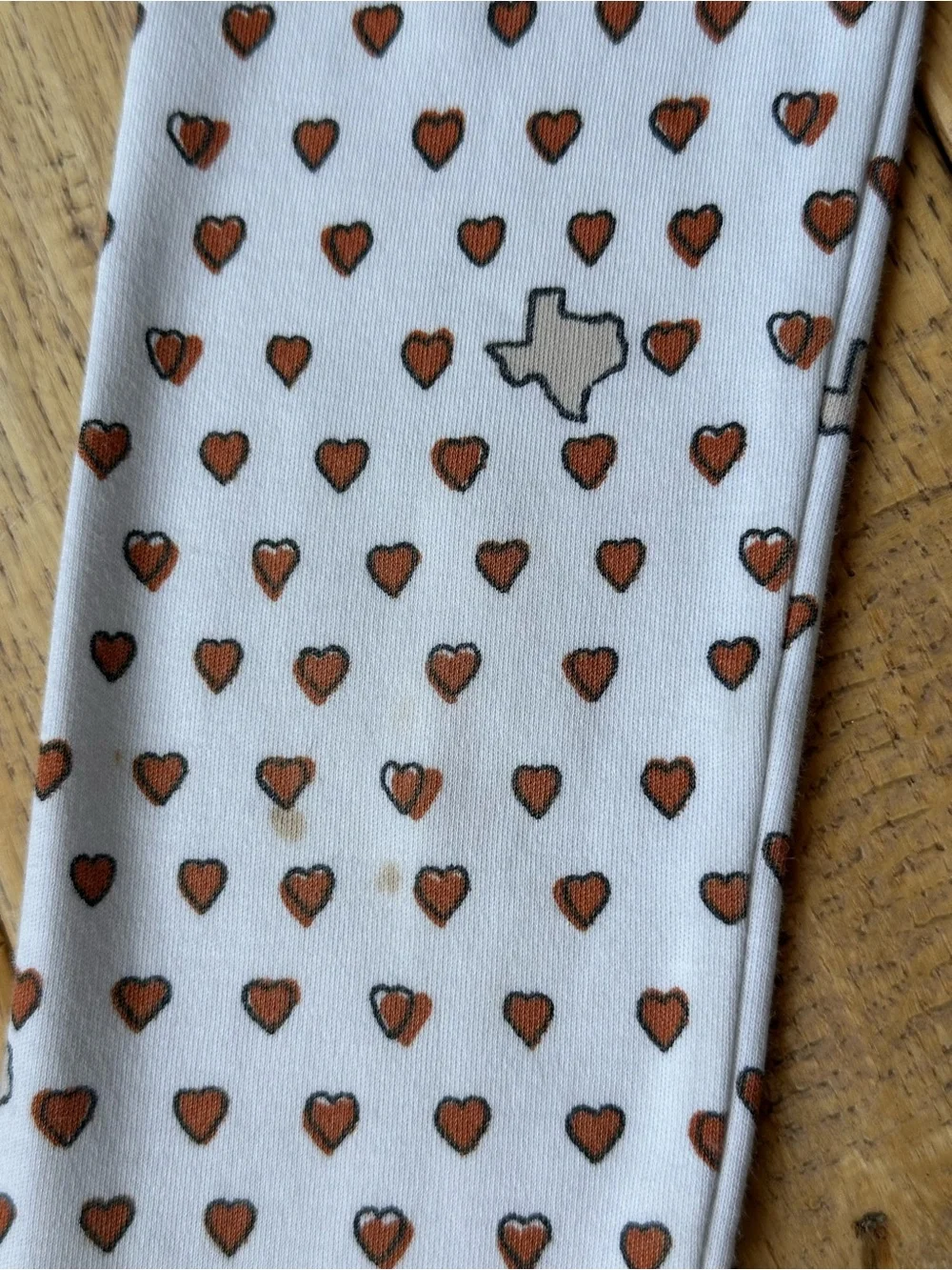 Roller Rabbit Texas Hearts Long John Pajamas Set size 8